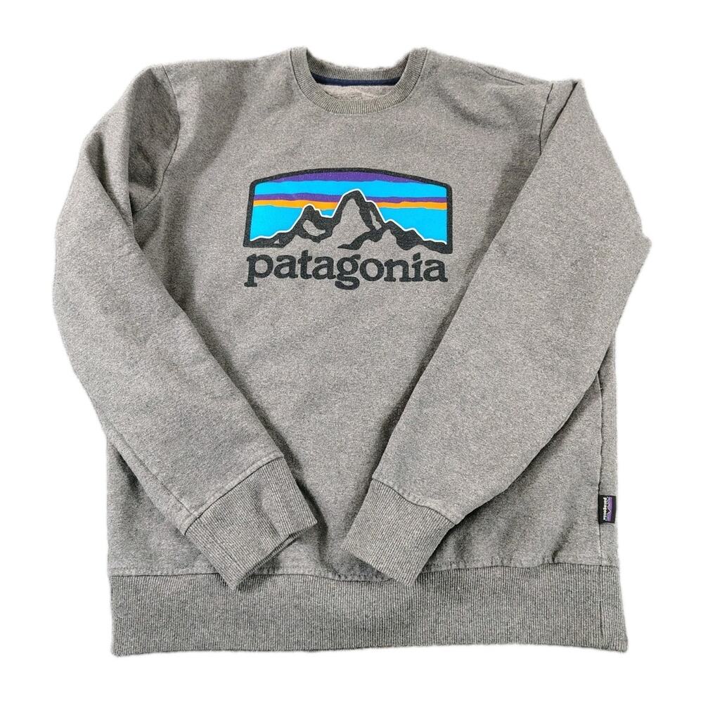 Patagonia Daily Crewneck Sweatshirt Womens XS Gray Sweater Pullover